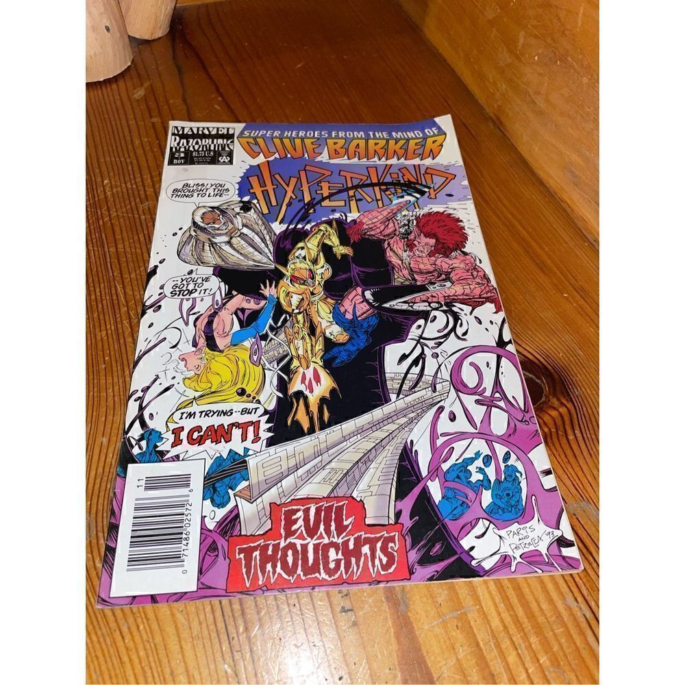 HYPERKIND #3 Clive Barker (1993 MARVEL / Epic Comics)
